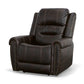 Oscar - Power Recliner With Power Headrest - Molasses