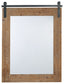 Lanie - Accent Mirror - Antique Brown