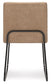 Pharwynn - Dining Upholstered Side Chair (Set of 4) - Toast