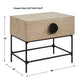 Lunar - Wooden Side Table - Black / Woodtone