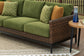 Horizon Hall - Sofa With Cushion - Brown / Green
