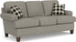Moxy - Fabric Sofa, T-Shaped Seat Cushion, Curved Sock Arms