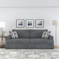 Willow - Fabric Stationary Extra Large Two-Cushion Sofa
