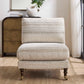 Chatsworth - Modern Slipper Chair - White