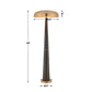 Davis - Floor Lamp - Black,Brass,Gold