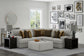 Tori - Sectional With Comfort Coil Seating, Cocktail Ottoman And Accent Pillows Included