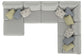 Stockbridge - Sectional With Comfort Coil Seating And 9 Accent Pillows Included