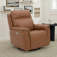 Sawyer - Swivel Glider With Power Headrest, Lumbar, Heat & Massage