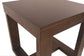 Watson - Square End Table - Dark Brown