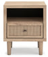 Cielden - One Drawer Night Stand - Two-Tone