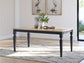 Brenkerton - Rectangular Dining Room Table - Grayish Brown / Black