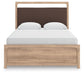 Kinlanni - 4 Pc. - Queen Panel Bed, Dresser, Mirror And Nightstand - Tan