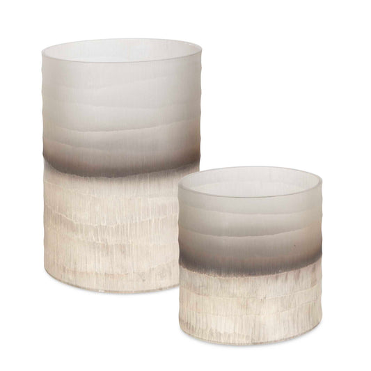 Ombra - Modern Vases (Set of 2) - Beige