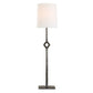 Puncture - Cordless Iron Buffet Lamp - Black / Bronze