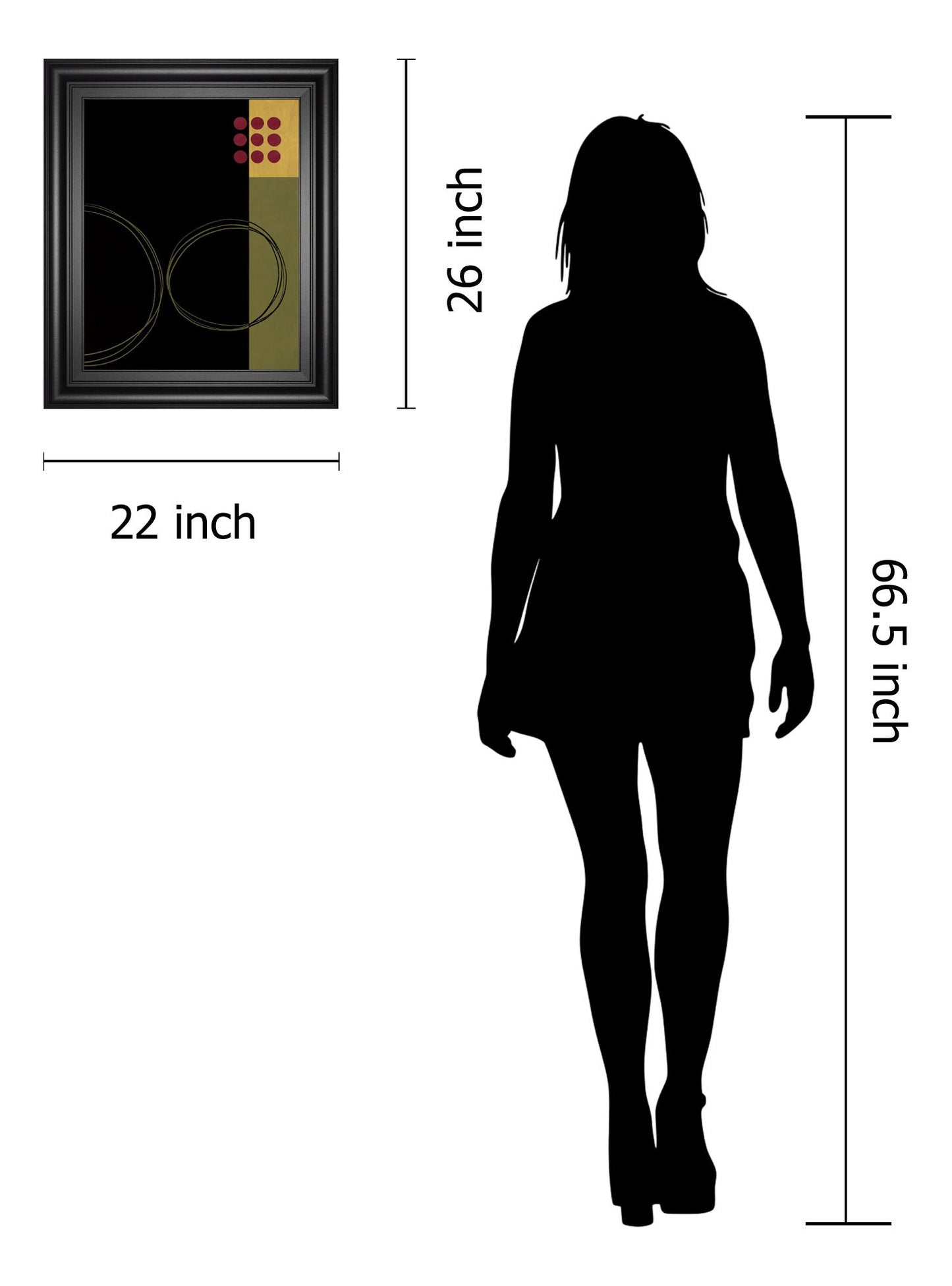 Circular Zone Il By Fernando Leal - Framed Print Wall Art - Black