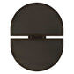 Encase - Modern Oval Mirror - White