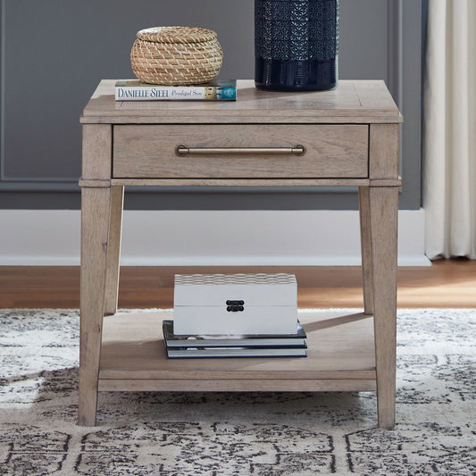 New Haven - End Table - Sanctuary White