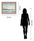 Mist Over Water - 28" x 34" Framed Wall Art - Light Blue