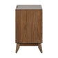Century Modern - Nightstand With Charging Station - Walnut