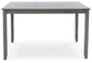 Caitbrook - Rect Drm Counter Table Set (Set of 7) - Gray