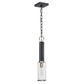 Jarsdel - 1 Light Industrial Mini Pendant - Black