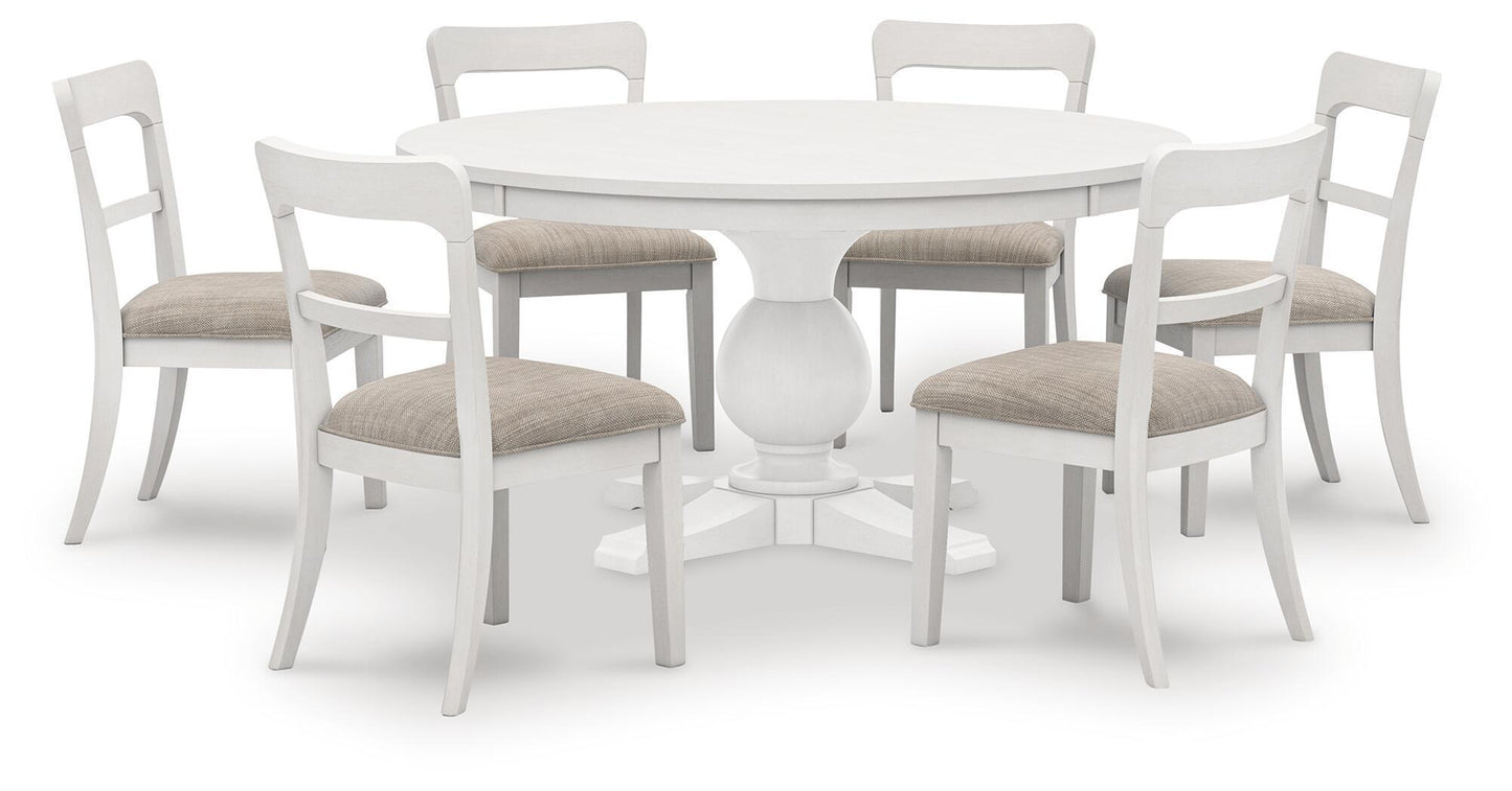 Greddinton - Round Dining Table Set