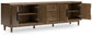 Roanhowe - Extra Large TV Stand - Brown