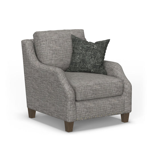 Gianna - Fabric Chair With Nailhead Trim