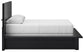Londer - Queen Panel Bed - Black