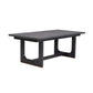 Waterfall - Rectangular Dining Table - Deep Ebony