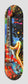 Electric Burst Groove - 8" x 31" Framed Wall Art - Blue