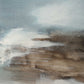 Chasing Blue - Coastal Canvas Art - Blue / Brown / Gray / White