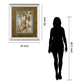 Wisteria Lane Il By Eliane Volherbst-Lane - Mirror Framed Print Wall Art - Light Brown