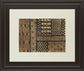 Kuba Abstract By Sue Schlabach - Framed Print Wall Art - Light Brown