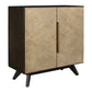 Reina - Modern 2 Door Cabinet - Woodtone