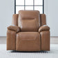 Callihan - Swivel Glider Recliner P3 - York Butternut