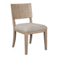Proximity Place - Panel Back Side Chair - Barley Buff