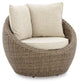 Danson - Swivel Lounge w/Cushion (Set of 2) - Beige