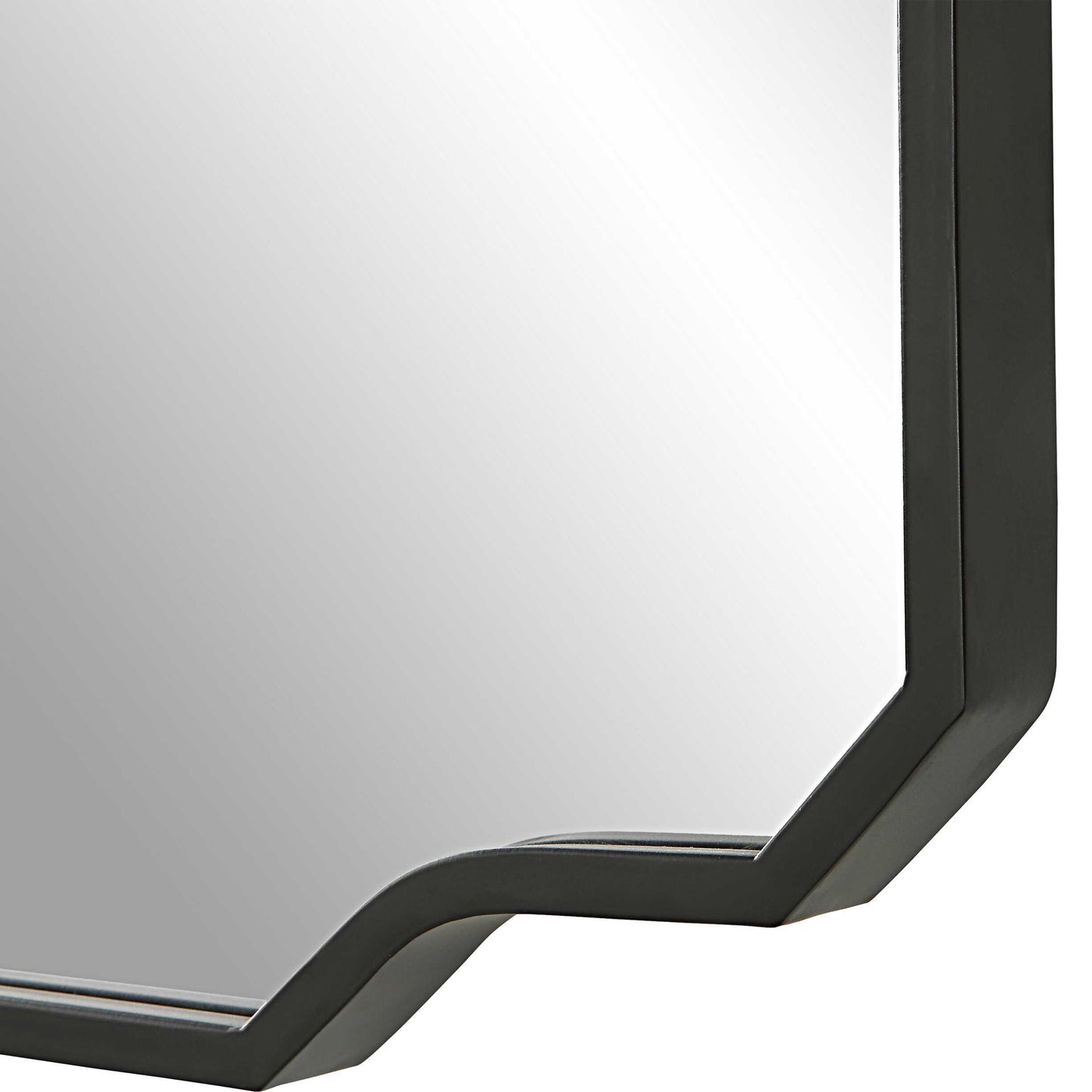 Casmus - Iron Wall Mirror - Black