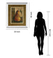 Peralicous I By Joyce Combs - Mirror Framed Print Wall Art - Light Brown