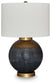 Adara - Metal Table Lamp - Blue / Gold Finish