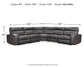 Samperstone - Power Reclining Sectional