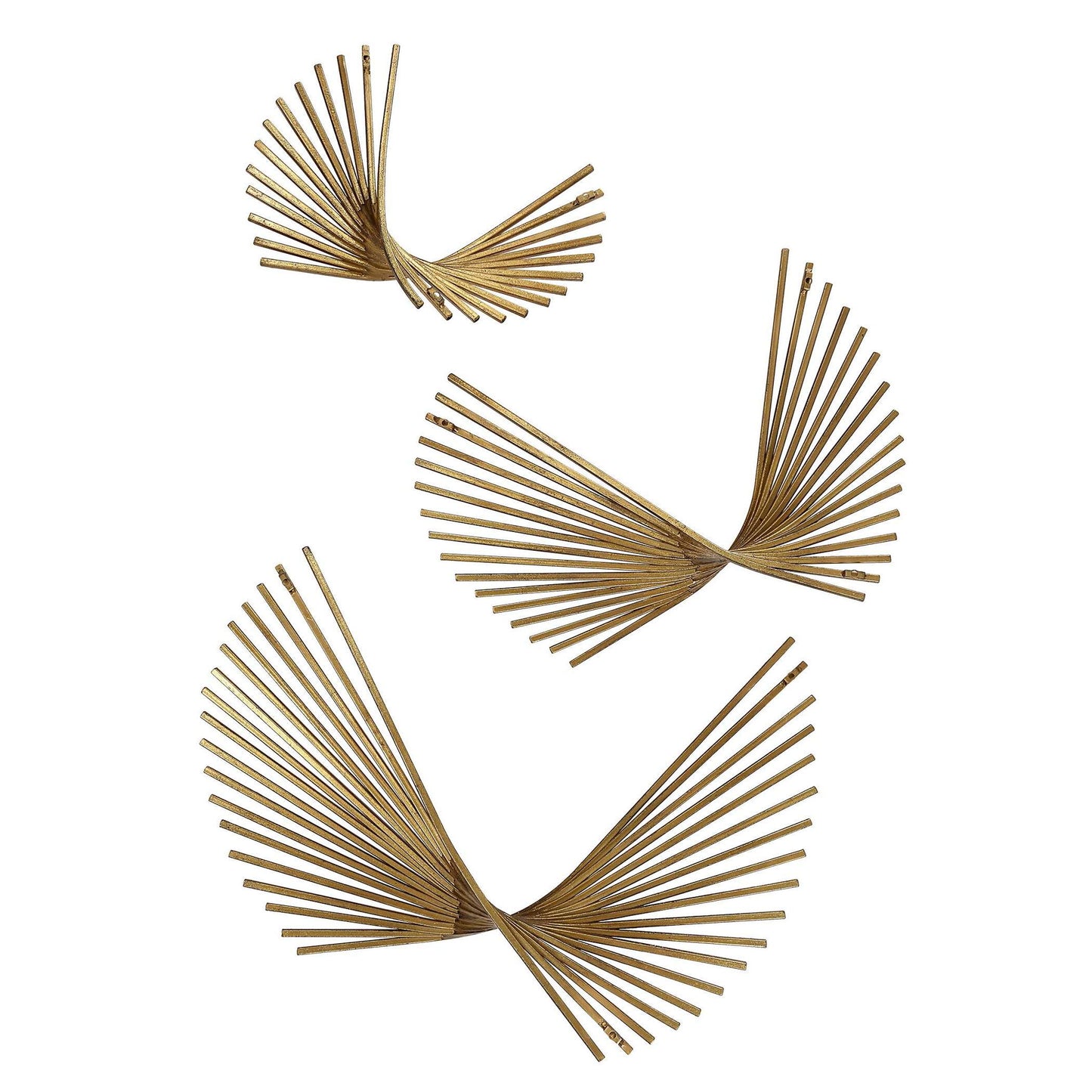 Coreograph - Antique Wall Decor (Set of 3) - Gold