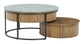 Fridley - Nesting Cocktail Tables (Set of 2) - Gray / Brown / Black