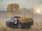 Sunflower Truck By Lori Deiter (Framed Small) - Light Brown