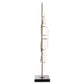 Glass - Garden Table Sculpture - Gold / White