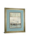 Of Fog & Snow By Heather Ross - Framed Print Wall Art - Light Blue