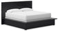 Londer - King Panel Bed - Black