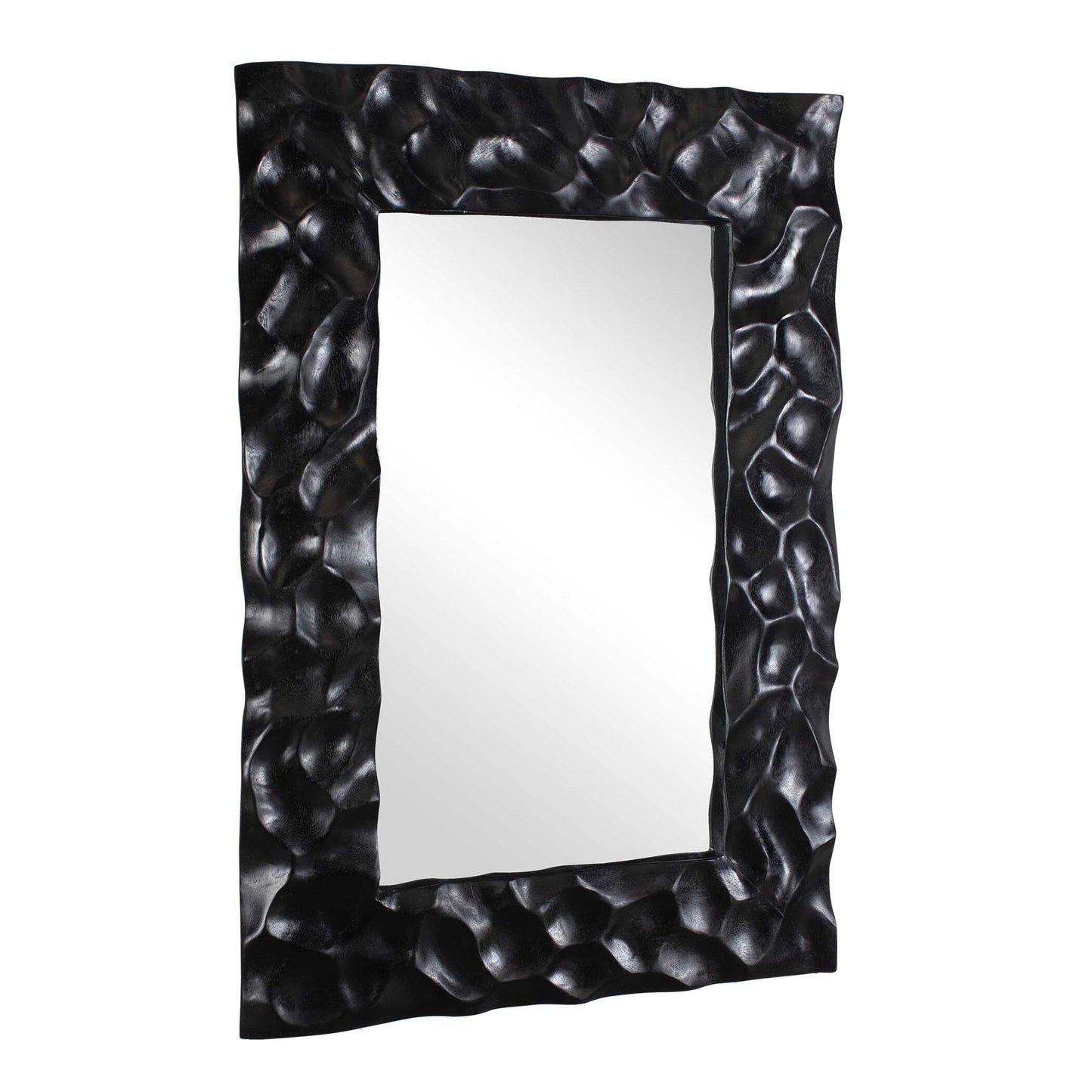 Malosi - Carved Mirror - Black