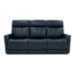 View - Power Reclining Sofa With Console, Power Headrest & Lumbar